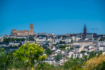 Vue de la ville de Rodez
