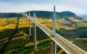 Vue du pont de Millau 